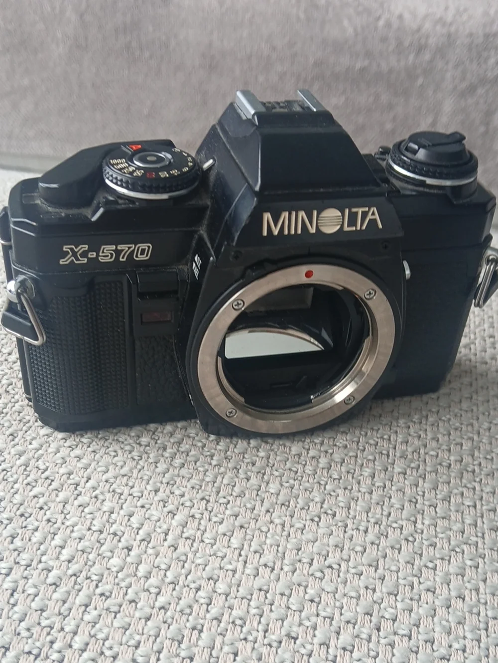 Untested X-570 Black 35mm SLR Camera Body